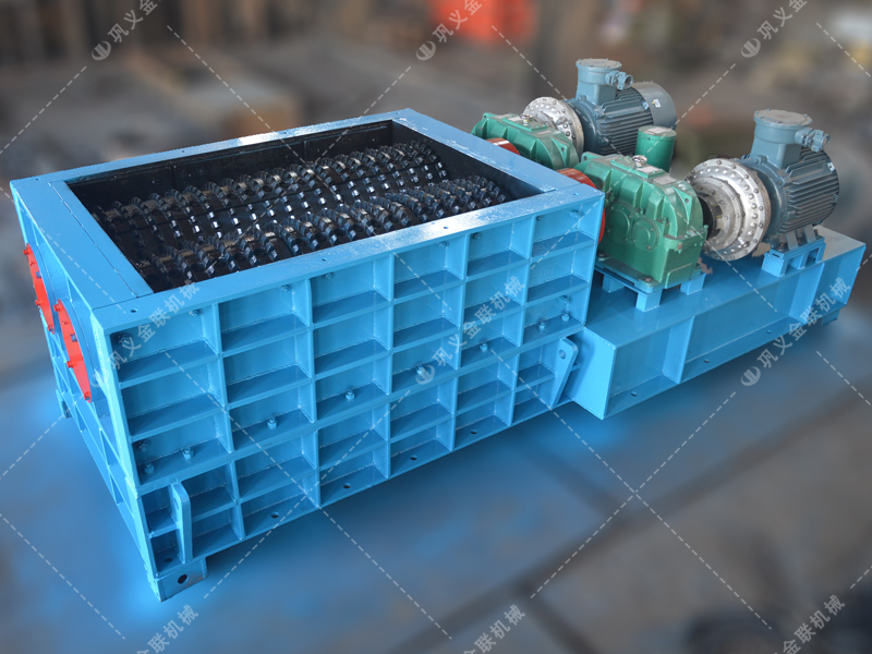 中型強力齒輥式破碎機發貨圖片_發往山西太原_煤礦破煤