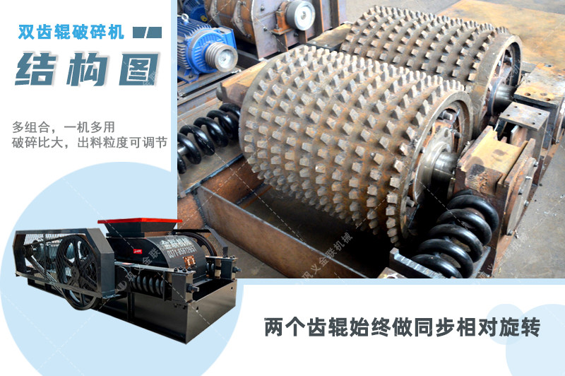 雙齒輥破碎機-狼牙齒輥破碎機價格-齒輥式破碎機圖片/視頻/原理型號